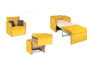 Alternative view of Poltrona letto singolo<br /><br /><strong> Modello Compact</strong>