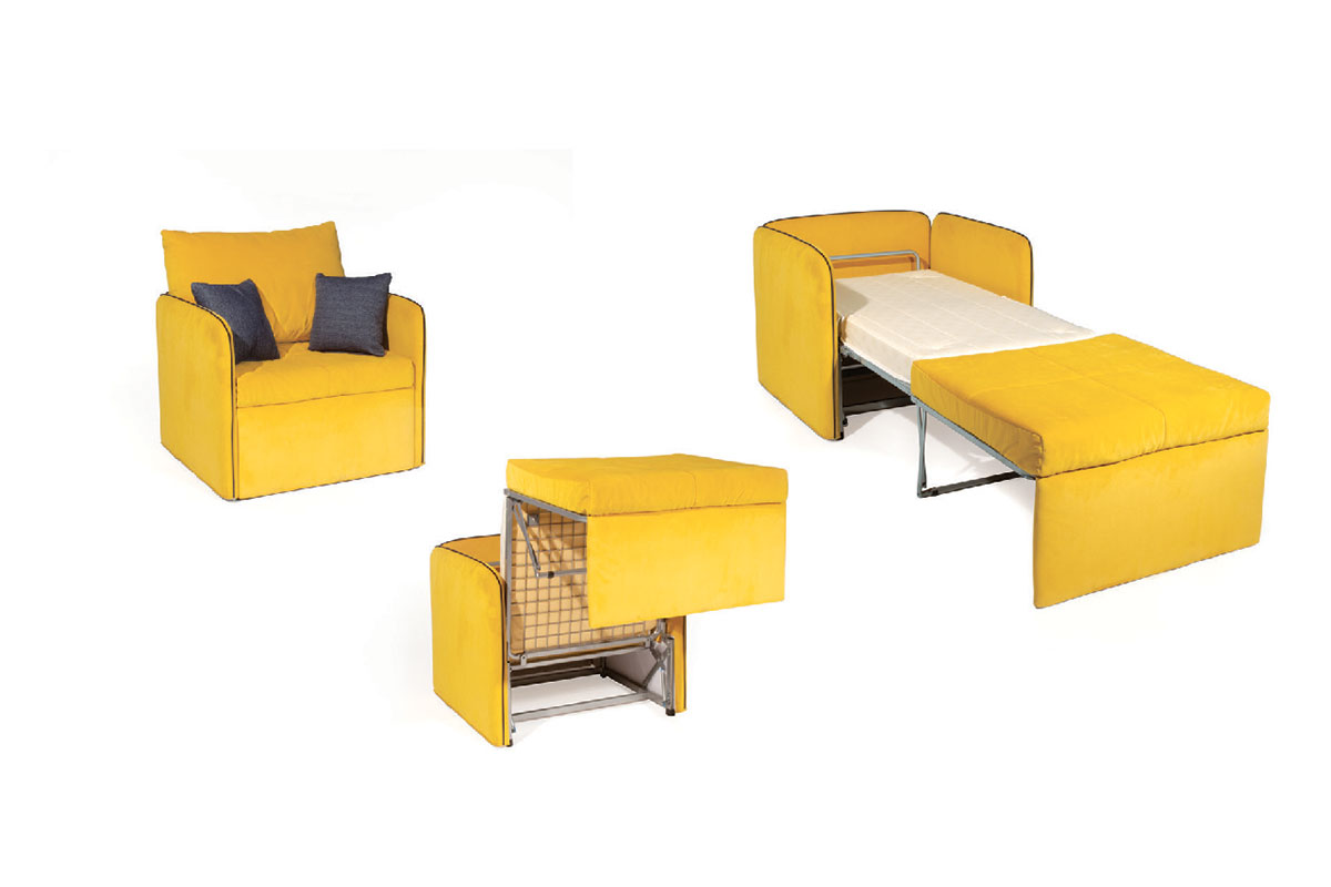 Poltrona letto singolo<br /><br /><strong> Modello Compact</strong> - immagine 2