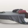 Letto matrimoniale tondo <strong> Modello Cristal Classic</strong>
